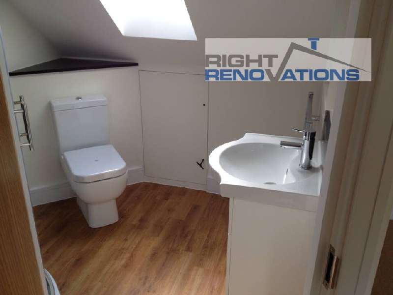 Right Renovations - Loft Conversion bathroom